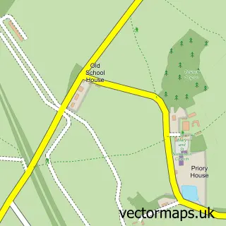 Street map sample of Chetwode, Buckinghamshire