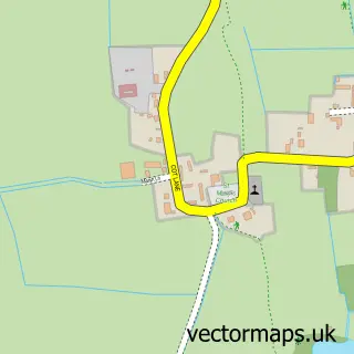 Street map sample of Chidham, West Sussex