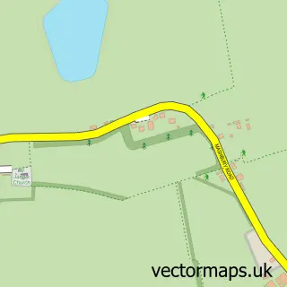 Street map sample of Chignall St. James, Essex