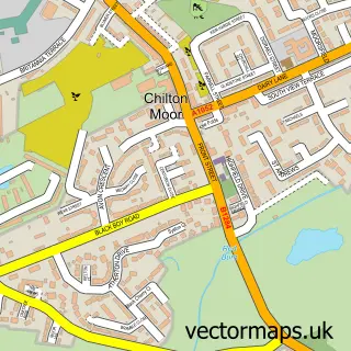 Street map sample of Chilton Moor, Tyne & Wear