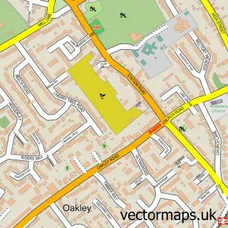 Street map sample of Chinnor, Oxfordshire