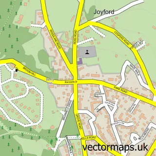 Street map sample of Christchurch, Gloucestershire