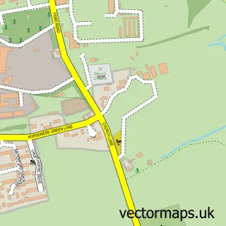 Street map sample of Climping, West Sussex