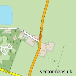 Street map sample of Clippesby, Norfolk