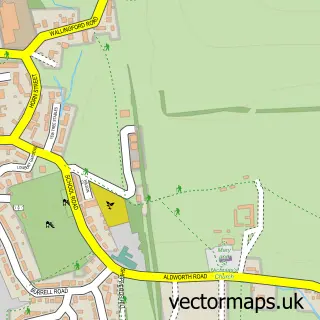 Street map sample of Compton, Berkshire