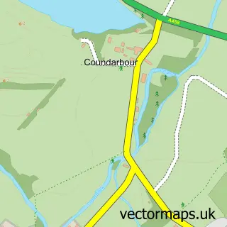 Street map sample of Cound, Shropshire