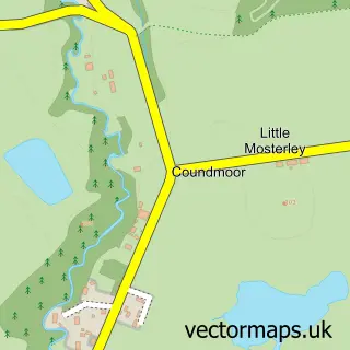 Street map sample of Coundmoor, Shropshire
