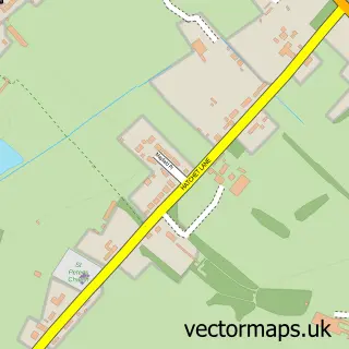Street map sample of Cranbourne, Berkshire