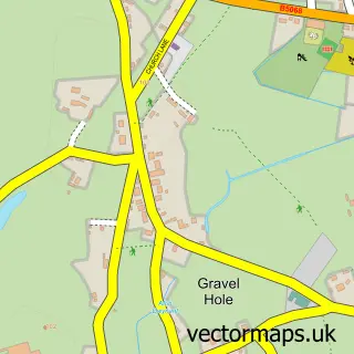 Street map sample of Criftins, Shropshire
