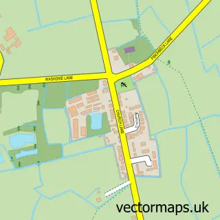 Street map sample of Croft, Lincolnshire