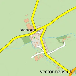Street map sample of Deanscales, Cumbria