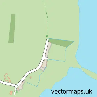 Street map sample of Diddington, Cambridgeshire
