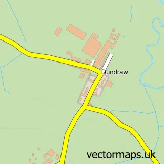 Street map sample of Dundraw, Cumbria