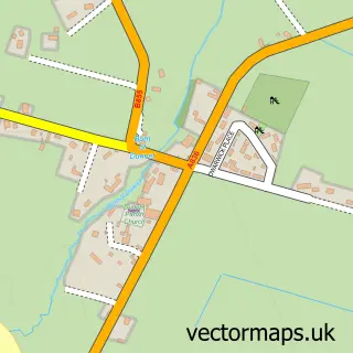 Street map sample of Dunnet, Caithness