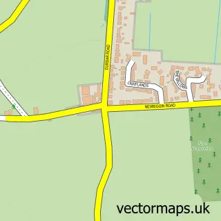 Street map sample of Durdar, Cumbria