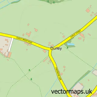 Street map sample of Durley, Hampshire