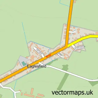 Street map sample of Eaglesfield, Dumfries