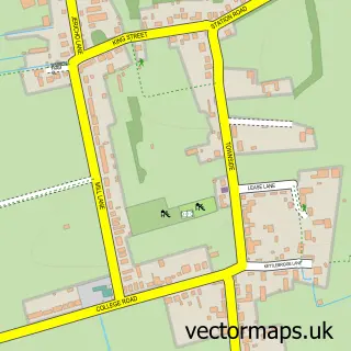 Street map sample of East Halton, Lincolnshire