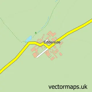 Street map sample of Edderside, Cumbria
