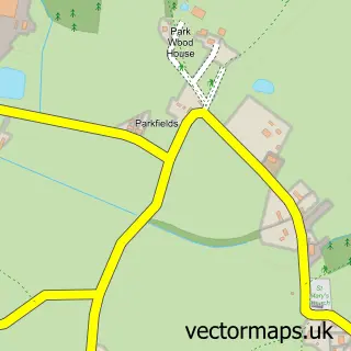 Street map sample of Edstaston, Shropshire