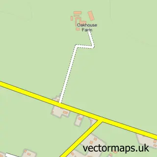 Street map sample of Ellerdine Heath, Shropshire