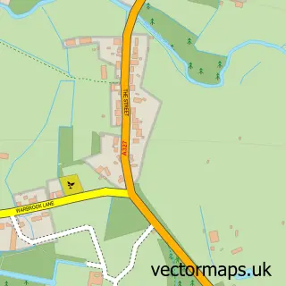 Street map sample of Eversley, Hampshire