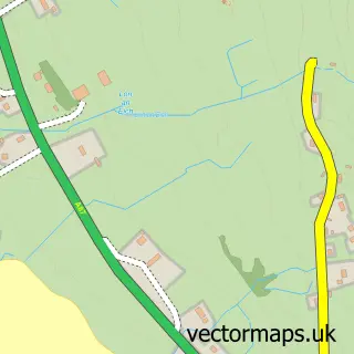 Street map sample of Eyre, Ross and Cromarty