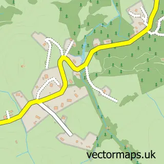 Street map sample of Fiskavaig, Ross and Cromarty