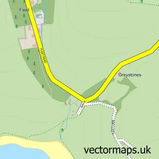 Street map sample of Fleet, Dorset
