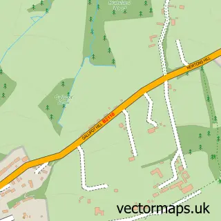 Street map sample of Gallypot Street, East Sussex