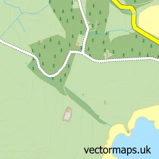 Street map sample of Galmisdale, Inverness