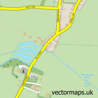 Street map sample of Gimingham, Norfolk