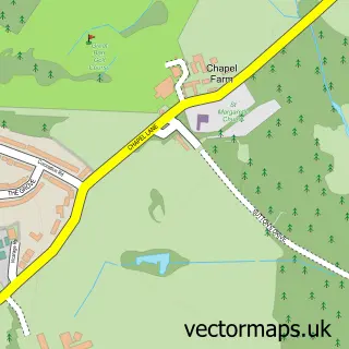 Street map sample of Great Barr, West Midlands