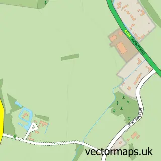 Street map sample of Great Whelnetham, Suffolk