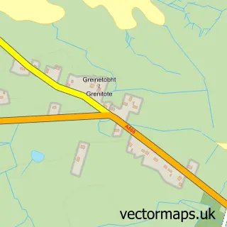 Street map sample of Greinetobht, Western Isles