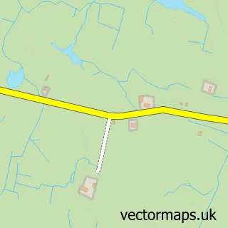 Street map sample of Griminis, Western Isles