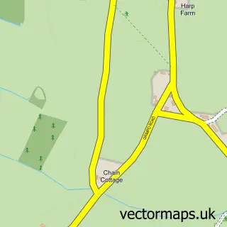 Street map sample of Grimpo, Shropshire