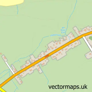 Street map sample of Gàrrabost, Western Isles