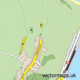 Street map sample of Harbour Village, Dyfed