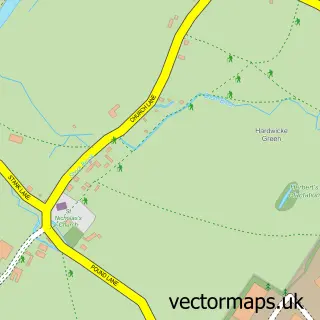 Street map sample of Hardwicke, Gloucestershire