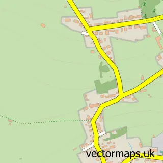 Street map sample of Harrowbarrow, Cornwall