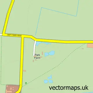 Street map sample of Harty, Kent