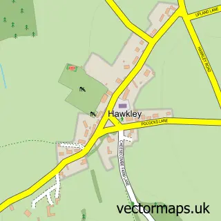 Street map sample of Hawkley, Hampshire