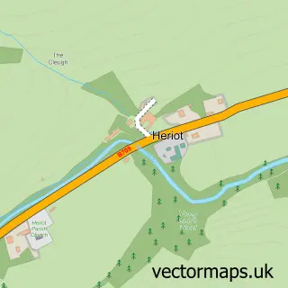 Street map sample of Heriot, Roxburgh, Ettrick and Lauderdale