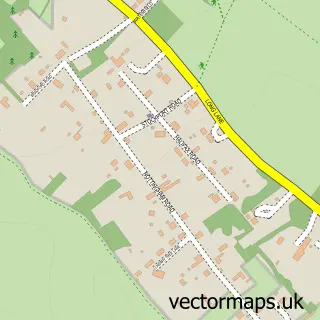 Street map sample of Heronsgate, Hertfordshire