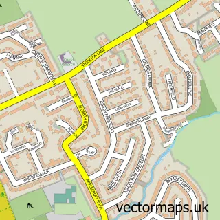 Street map sample of Heworth Without, North Yorkshire