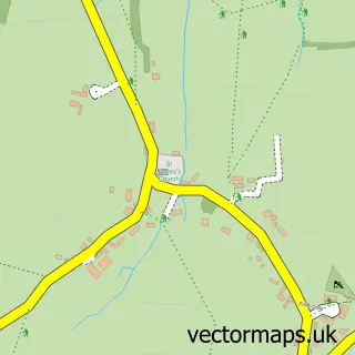 Street map sample of Heyshott, West Sussex