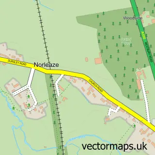 Street map sample of Heywood, Wiltshire