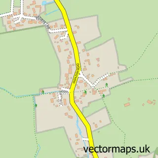 Street map sample of Highleigh, West Sussex