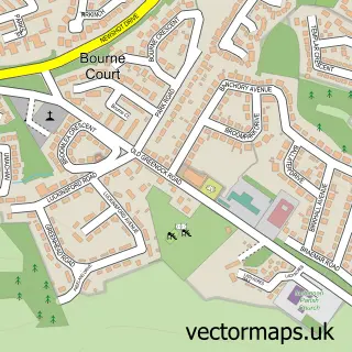 Street map sample of Inchinnan, Renfrewshire
